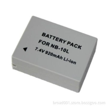 Canon NB-10L Battery for Canon SX40 HS SX40HS .with 7.4v 920mAh